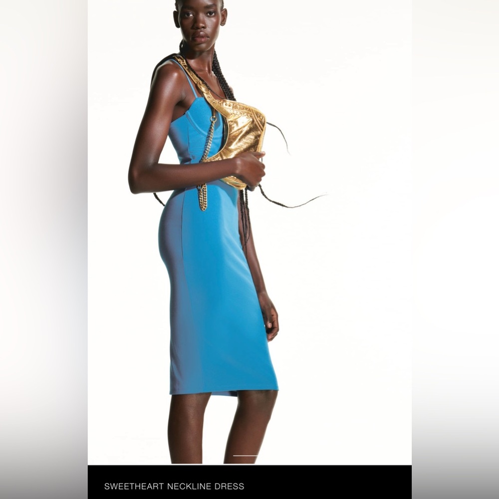 Zara blue dress size XS